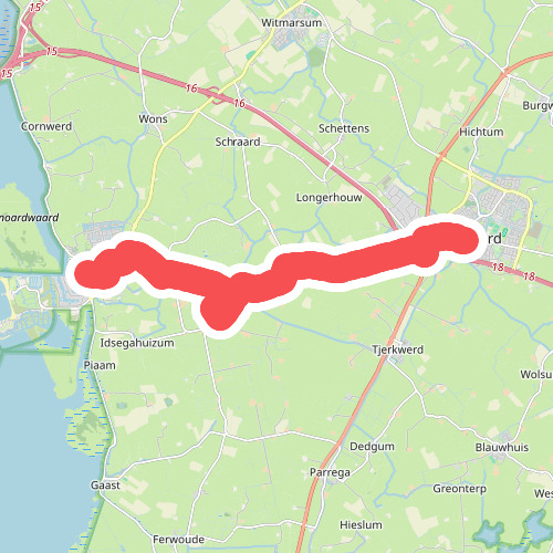 Bolsward-Makkum  · Klooster Claercamppad etappe 9