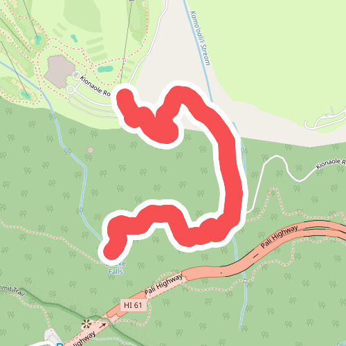 Likeke Falls via Likeke Trail