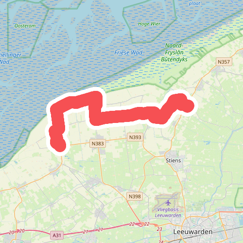 Hallum-St. Jacobiparochie  · Klooster Claercamppad etappe 6