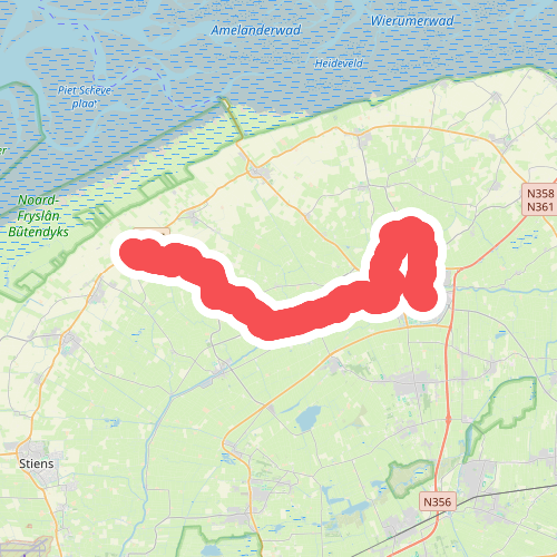 Dokkum-Ferwert  · Klooster Claercamppad etappe 4