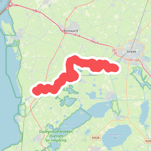 IJlst-Workum  · Liberation route etappe 3