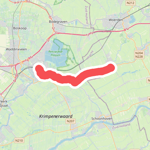 Voormalig NS-wandeling Tiendweg