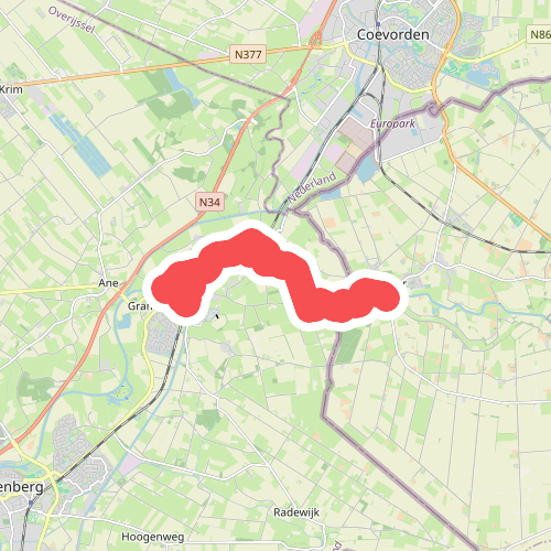 Vechtdalpad etappe 5 (Gramsbergen - Laar (D)) · Vechtdalpad etappe 5