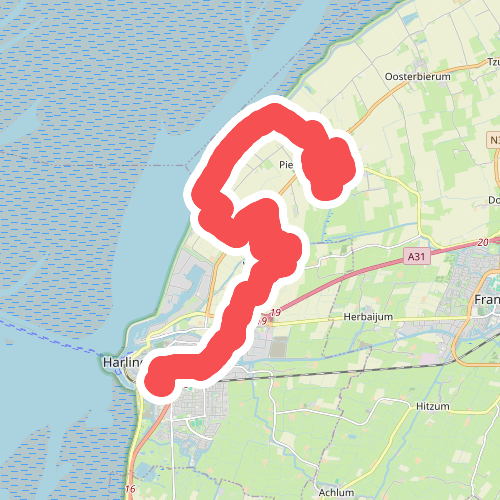 Harlingen-Sexbierum  · Klooster Claercamppad etappe 12