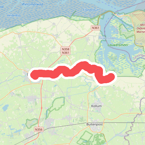 Kollumeroord-Dokkum  · Klooster Claercamppad etappe 3