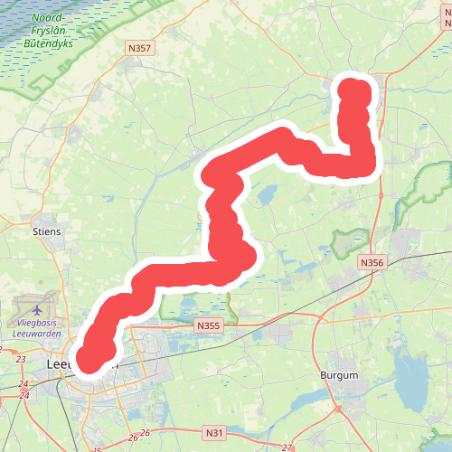 Leeuwarden-Dokkum  · Liberation route etappe 6