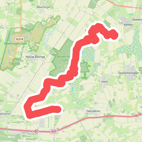 Geesbrug - Meppen · Cultuurpad Coevorden etappe 2