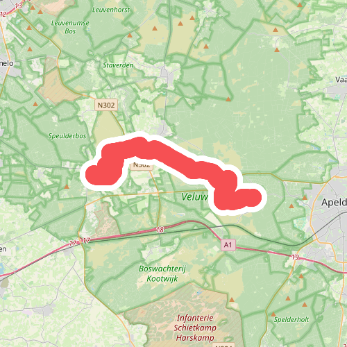 Hoog Soeren - Garderen (Doorsteek 3) · Veluwe Zwerfpad etappe 22