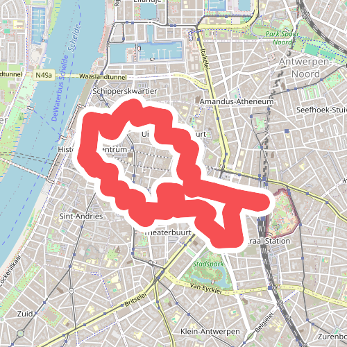 NSinternational wandeling Antwerpen 2: historisch centrum