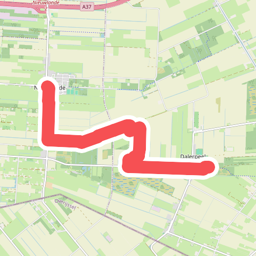 Dalerpeel - Nieuwlande · Cultuurpad Coevorden etappe 22