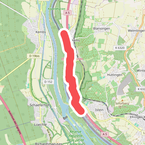 Altrhein Istein - Altrhein Kleinkems