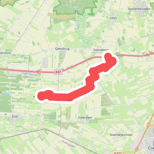 Nieuwlande - Zwinderen · Cultuurpad Coevorden etappe 23