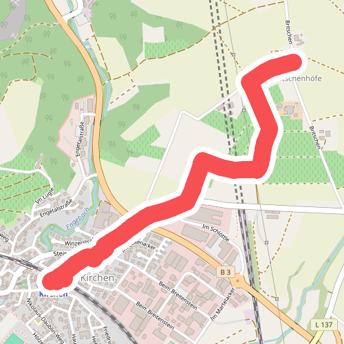 Britschen - Efringen-Kirchen Bahnhof