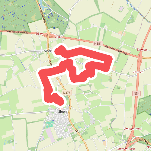 Noord-Sleen - Sleen · Cultuurpad Coevorden etappe 16