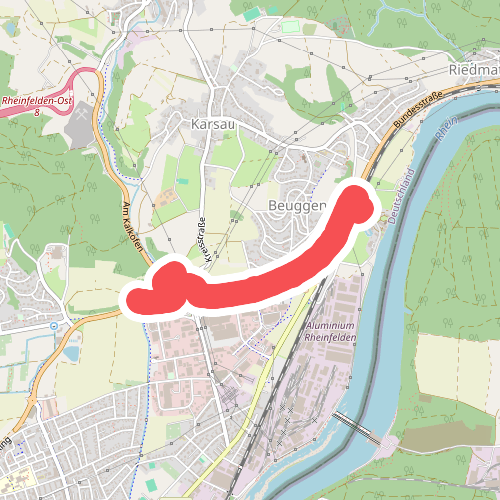 Degussabrücke - Schloss Beuggen