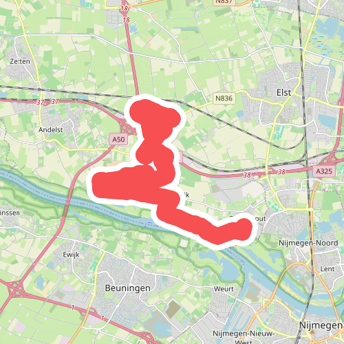 Oosterhout - Valburg · Wegen met Zegen etappe 2