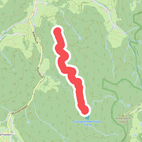 Stangebodenhütte - Langecker Weide