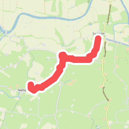 Niehove - Saaksum · Westerkwartierpluspad etappe 3