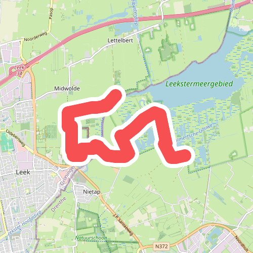 Leekstermeer - Onlanden · Westerkwartierpluspad etappe 10