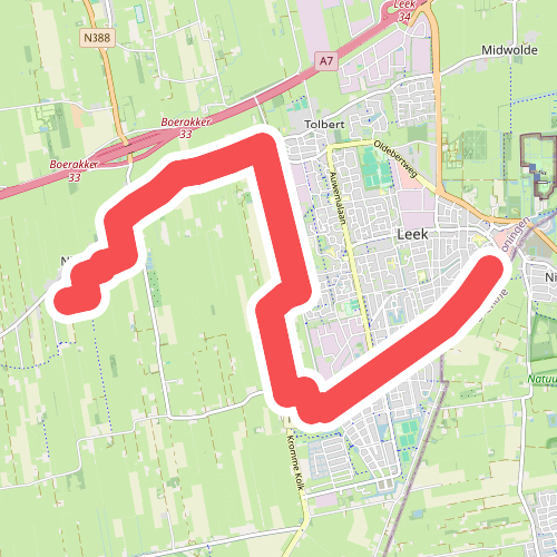 Leek - Niebert · Westerkwartierpluspad etappe 13