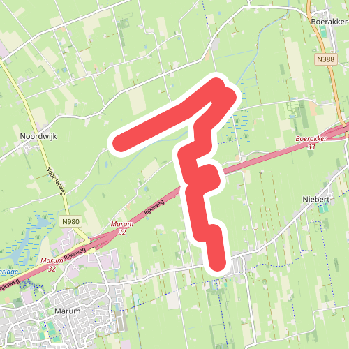 Nuis - Beldam · Westerkwartierpluspad etappe 15