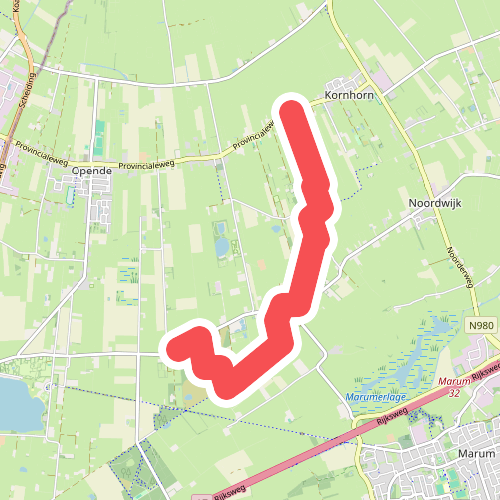 Kornhorn - Jiltdijksheide · Westerkwartierpluspad etappe 17