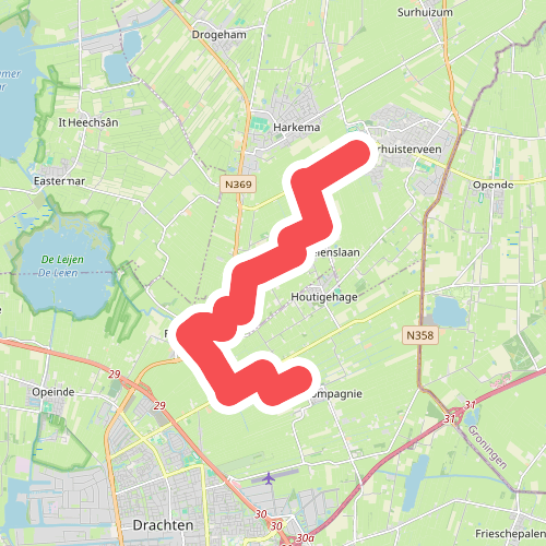 Drachtstercie - Boelenslaan · Westerkwartierpluspad etappe 19