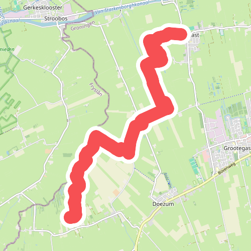 Pebespad - Lutjegast · Westerkwartierpluspad etappe 23