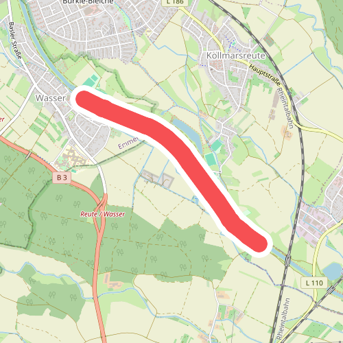 Wasser Elzbrücke - Elzmatten