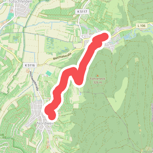 Bleichheim Hubertuswinkel - Nordweil Herrenberg