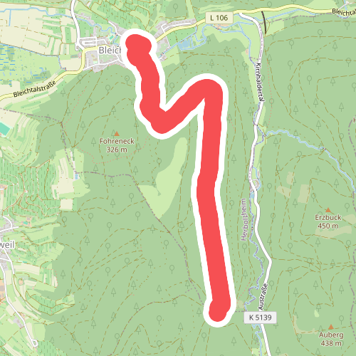 Bleichheim Hubertuswinkel - Vogtskreuz