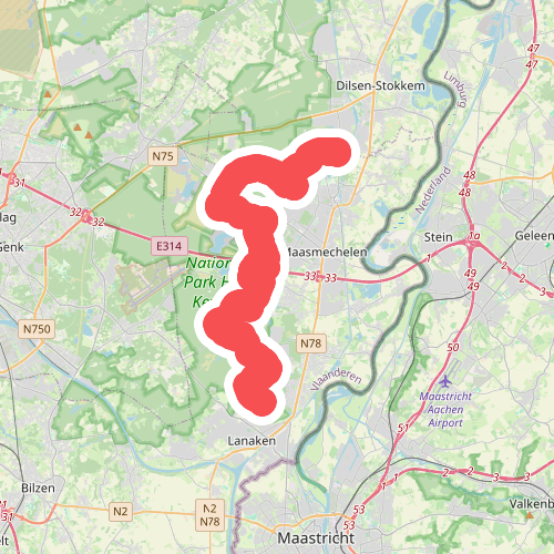 Pietersheim - Terhills · Nationaal park Hoge Kempen etappe 2