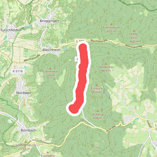 Rückhaltebecken Bleichheim - Vogtskreuz