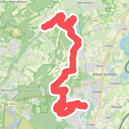 Terhills - Duinengordel · Nationaal park Hoge Kempen etappe 3