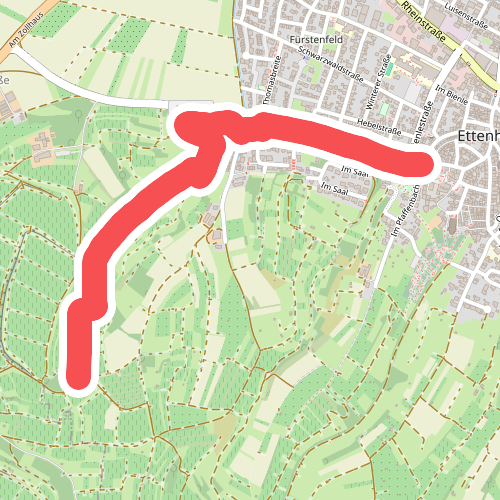 Ettenheim Prinzengarten - Rötelberg