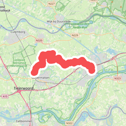 Geldermalsen - Tiel · Grote Rivierenpad etappe 11