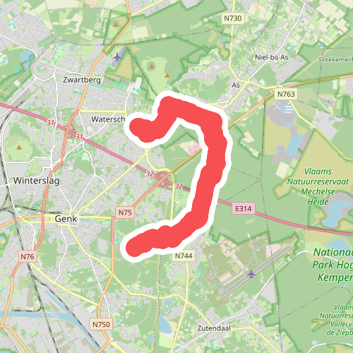 Thorpark - Kattevennen · Nationaal park Hoge Kempen etappe 5