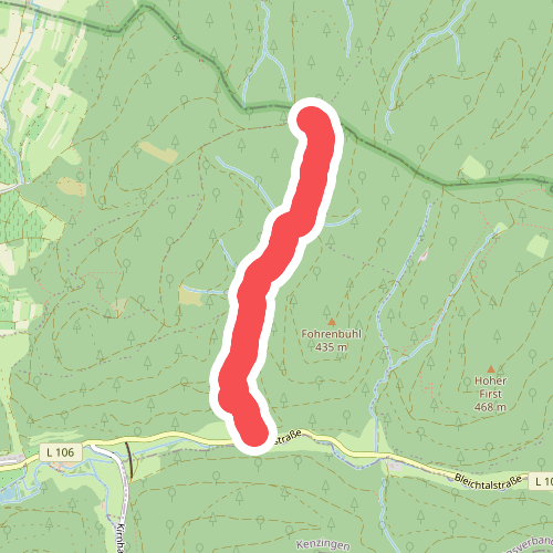 Am Aspengrabenweg - Oberhalb Aspenbrücke