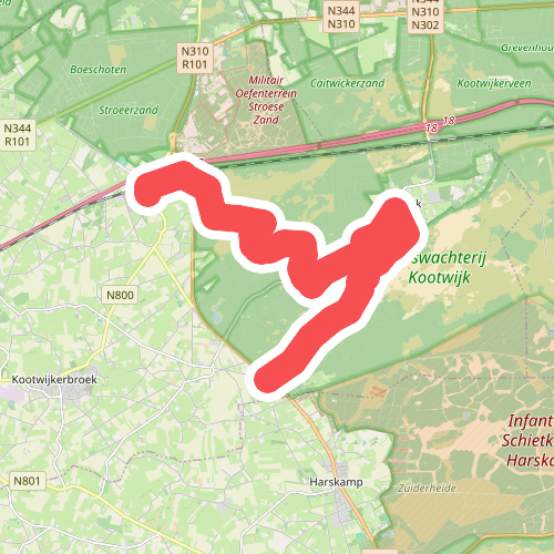 Kootwijkerzand · Groene Halte etappe 5