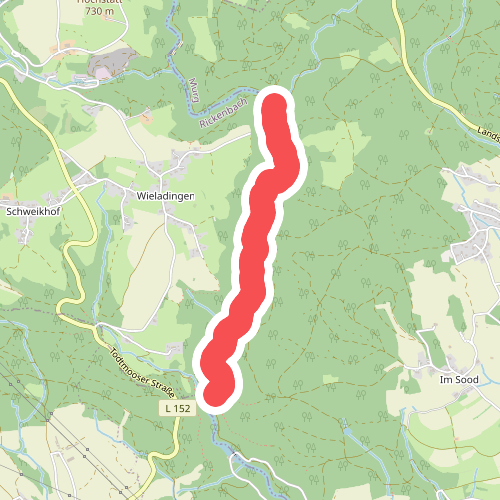 Alter Stausee - Murgtalbrücke zur Ruine