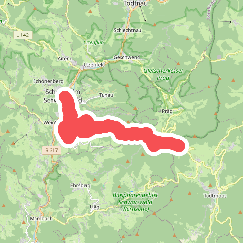 blaue Raute Schönau - Weißenbach