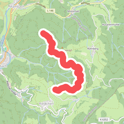Wegscheidekopf - Riedichen Bödemle