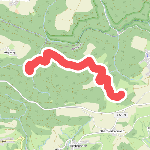 Flössbach Kreuzung - Niederwies