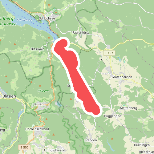 blaue Raute Schluchsee - Heidenmühle