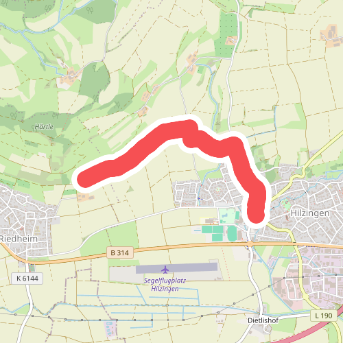 Am Riedheimer Basaltgang - Hilzingen Krone Post