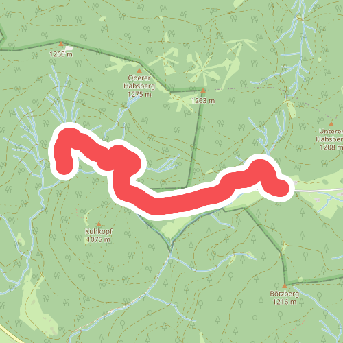 Eselshütte - Muchenland Parkplatz