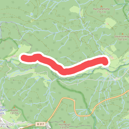 Bei der Zipfelsäge - Steiertenschlag