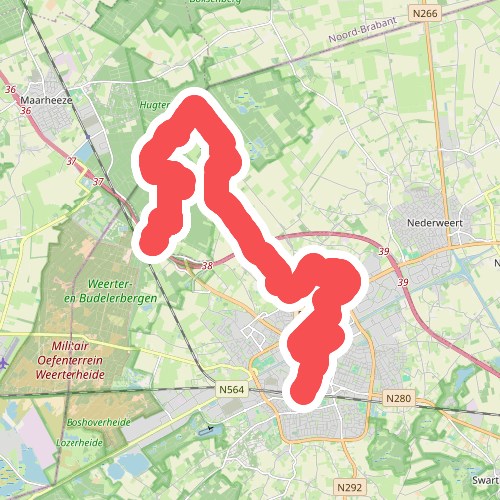 Wildenberg - Weert · Graaf van Hornepad etappe 6