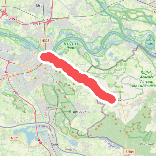 Nijmegen - Kranenburg · Grote Rivierenpad etappe 14