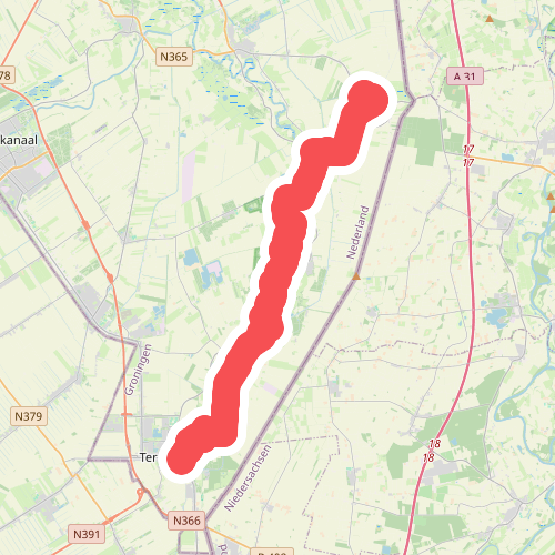 Bourtange naar Ter Apel - "Ruiten Aas" · NederRandpad etappe 2